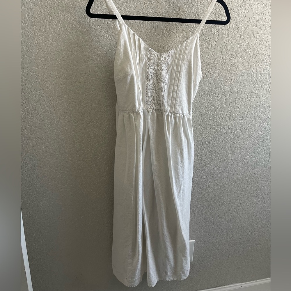 Old navy white midi spring dress size small
